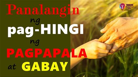 HINGI: Tagalog.
